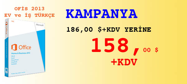 Ofis 2013 Ev ve İş Türkçe Lisans